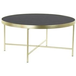 Table D'appoint DKD Home Decor Verre Acier (82 X 82 X 40 Cm)