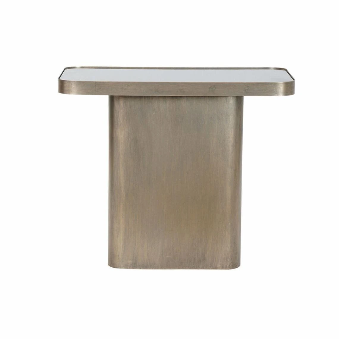 Table D'appoint DKD Home Decor Verre Noir Métal Cuivre (60 X 35,5 X 5... 1 Table D'appoint DKD Home Decor Verre Noir Métal Cuivre (60 X 35,5 X 5...