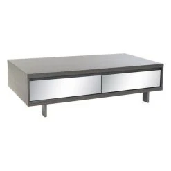 Table D'Appoint DKD Home Decor WING Acier Mélamine Miroir (140 X 70 X...