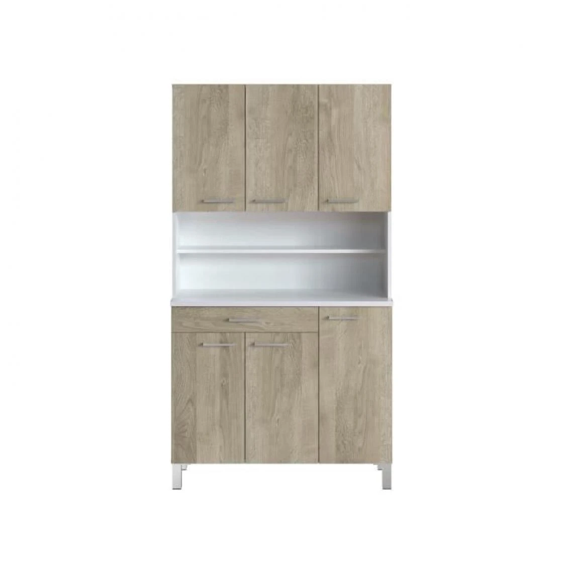 CSTORE TACOMA - Buffet De Cuisine L 100 Cm - Décor Chêne 3 CSTORE TACOMA - Buffet De Cuisine L 100 Cm - Décor Chêne - Image 3