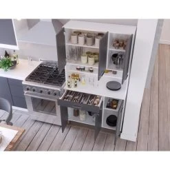 CSTORE TACOMA Buffet De Cuisine L 100 Cm - Gris Mat 8 CSTORE TACOMA Buffet De Cuisine L 100 Cm - Gris Mat -Pegane Shop tacoma buffet de cuisine l 100 cm gris mat 11489232 30043462 1140x1140