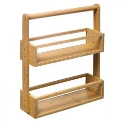 Pp No Name Étagère 2 Niveaux En Bambou Lizo 37cm Naturel