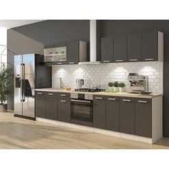 CSTORE ULTRA Cuisine Complète Avec Meuble Four Et Plan De Travail Inclus L 3...