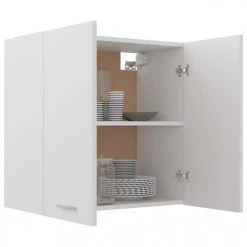 VidaXL Armoire Suspendue Blanc 60x31x60 Cm Aggloméré -Pegane Shop vidaxl armoire de cuisine blanc 60x31x60 cm agglomere 8096751 20622355 1140x1140