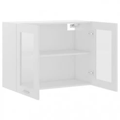 VidaXL Armoire En Verre Suspendue Blanc 80x31x60 Cm Aggloméré 9 VidaXL Armoire En Verre Suspendue Blanc 80x31x60 Cm Aggloméré -Pegane Shop vidaxl armoire de cuisine blanc 80x31x60 cm agglomere 8418885 21334437 1140x1140