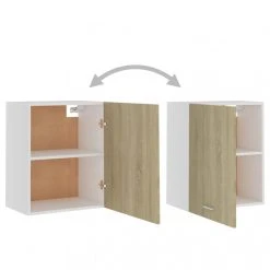 VidaXL Armoire Suspendue Chêne Sonoma 50x31x60 Cm Aggloméré -Pegane Shop vidaxl armoire de cuisine chene sonoma 50x31x60 cm agglomere 8418863 21334327 1140x1140