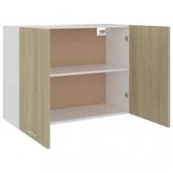 VidaXL Armoire Suspendue Chêne Sonoma 80x31x60 Cm Aggloméré -Pegane Shop vidaxl armoire de cuisine chene sonoma 80x31x60 cm agglomere 8096735 20622277 1140x1140
