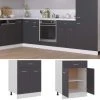 VidaXL Armoire De Plancher à Tiroir Gris 60x46x81,5 Cm Aggloméré