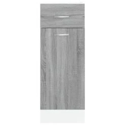 VidaXL Armoire De Plancher à Tiroir Sonoma Gris 30x46x81,5 Cm -Pegane Shop vidaxl armoire de plancher a tiroir sonoma gris 30x46x815 13583302 1089532 32 1140x1140