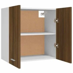 VidaXL Armoire Suspendue Chêne Marron 60x31x60 Cm Bois D'ingénierie -Pegane Shop vidaxl armoire suspendue chene marron 60x31x60 cm bois din 12943200 1089554 54 1140x1140