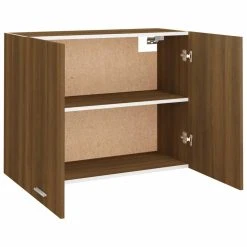 VidaXL Armoire Suspendue Chêne Marron 80x31x60 Cm Bois D'ingénierie -Pegane Shop vidaxl armoire suspendue chene marron 80x31x60 cm bois din 12943222 1089604 4 1140x1140