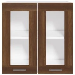 VidaXL Armoire Vitrée Suspendue Chêne Brun 60x31x60 Cm Bois Ingénie... 7 VidaXL Armoire Vitrée Suspendue Chêne Brun 60x31x60 Cm Bois Ingénie... -Pegane Shop vidaxl armoire vitree suspendue chene brun 60x31x60 cm bois ingenierie 12943196 35046714 1140x1140