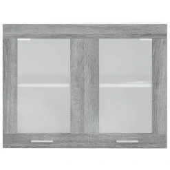 VidaXL Armoire Vitrée Suspendue Sonoma Gris 80x31x60cm Bois Ingénier... 8 VidaXL Armoire Vitrée Suspendue Sonoma Gris 80x31x60cm Bois Ingénier... -Pegane Shop vidaxl armoire vitree suspendue sonoma gris 80x31x60cm bois ingenierie 13460926 36836522 1140x1140