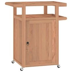 VidaXL Chariot De Bar 70x50x90 Cm Bois De Teck Massif -Pegane Shop vidaxl chariot de bar 70x50x90 cm bois de teck massif 13344696 36424844 844 1140x1140