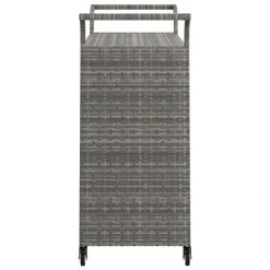 VidaXL Chariot De Bar Avec Tiroir Gris 100x45x97 Cm Résine Tressée -Pegane Shop vidaxl chariot de bar avec tiroir gris 100x45x97 cm resine tressee 11943162 31636786 1140x1140