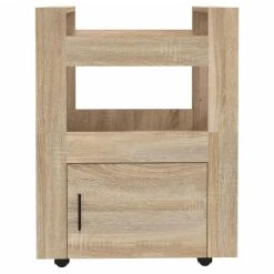 VidaXL Chariot De Cuisine Chêne Sonoma 60x45x80 Cm Bois D'ingénierie -Pegane Shop vidaxl chariot de cuisine chene sonoma 60x45x80 cm bois dingenierie 13695312 37759360 1140x1140