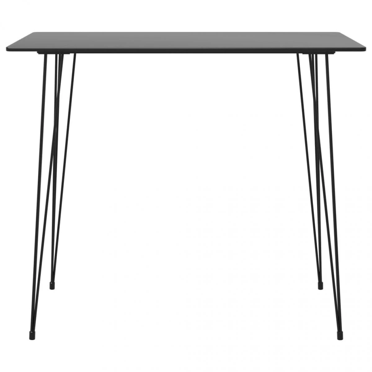 VidaXL Ensemble De Bar 3 Pcs Noir 4 VidaXL Ensemble De Bar 3 Pcs Noir - Image 4