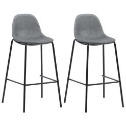 VidaXL Ensemble De Bar 3 Pcs Tissu Gris Clair 9 VidaXL Ensemble De Bar 3 Pcs Tissu Gris Clair -Pegane Shop vidaxl ensemble de bar 3 pcs tissu gris clair 7093126 17708854 1200x1200