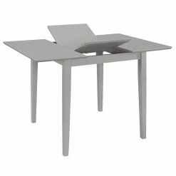 VidaXL Mobilier De Salle à Manger 5 Pcs MDF Gris -Pegane Shop vidaxl mobilier de salle a manger 5 pcs mdf gris 7090668 17696562 1200x1200