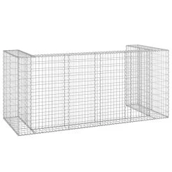 VidaXL Mur En Gabion Pour Poubelles Acier Galvanisé 254x100x110 Cm 8 VidaXL Mur En Gabion Pour Poubelles Acier Galvanisé 254x100x110 Cm -Pegane Shop vidaxl mur en gabion pour poubelles acier galvanise 254x100 12105708 1097770 70 1140x1140