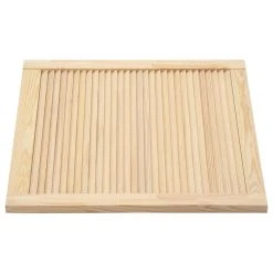 VidaXL Porte à Persiennes Bois De Pin Massif 61,5x59,4 Cm -Pegane Shop vidaxl porte a persiennes bois de pin massif 615x594 cm 12103396 32102024 1140x1140