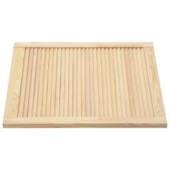 VidaXL Porte à Persiennes Bois De Pin Massif 69x59,4 Cm -Pegane Shop vidaxl porte a persiennes bois de pin massif 69x594 cm 12103378 32101936 1140x1140