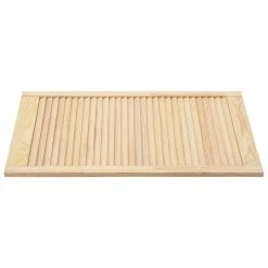 VidaXL Porte à Persiennes Bois De Pin Massif 99,3x49,4 Cm -Pegane Shop vidaxl porte a persiennes bois de pin massif 993x494 cm 12103400 32102046 1140x1140