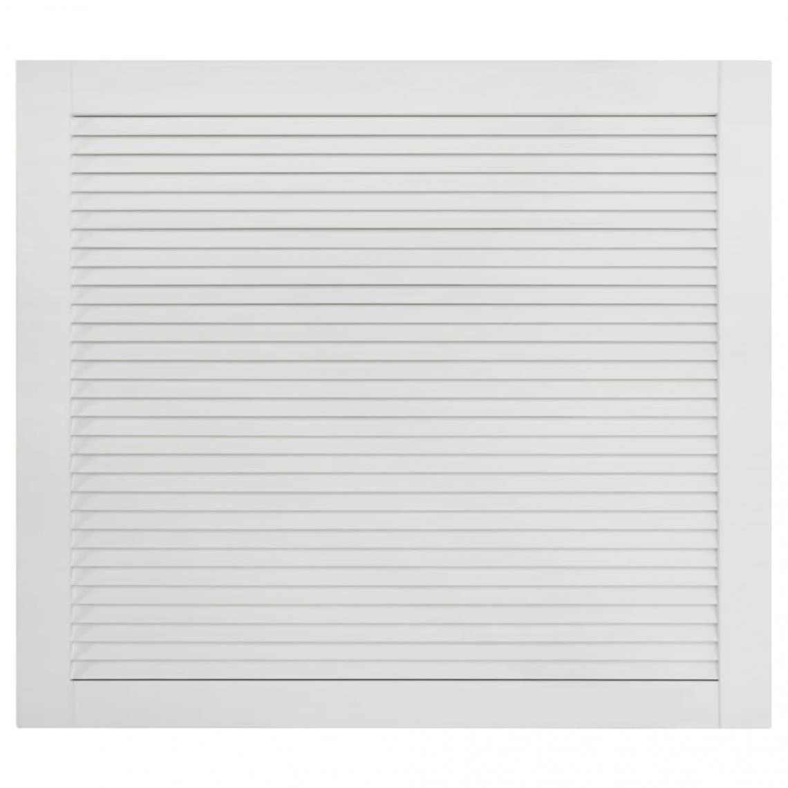 VidaXL Porte à Persiennes Bois De Pin Massif Blanc 39,5x49,4 Cm 2 VidaXL Porte à Persiennes Bois De Pin Massif Blanc 39,5x49,4 Cm - Image 2