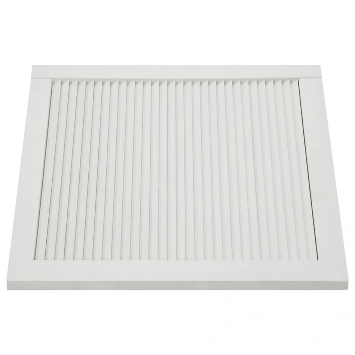 VidaXL Porte à Persiennes Bois De Pin Massif Blanc 39,5x49,4 Cm 4 VidaXL Porte à Persiennes Bois De Pin Massif Blanc 39,5x49,4 Cm - Image 4