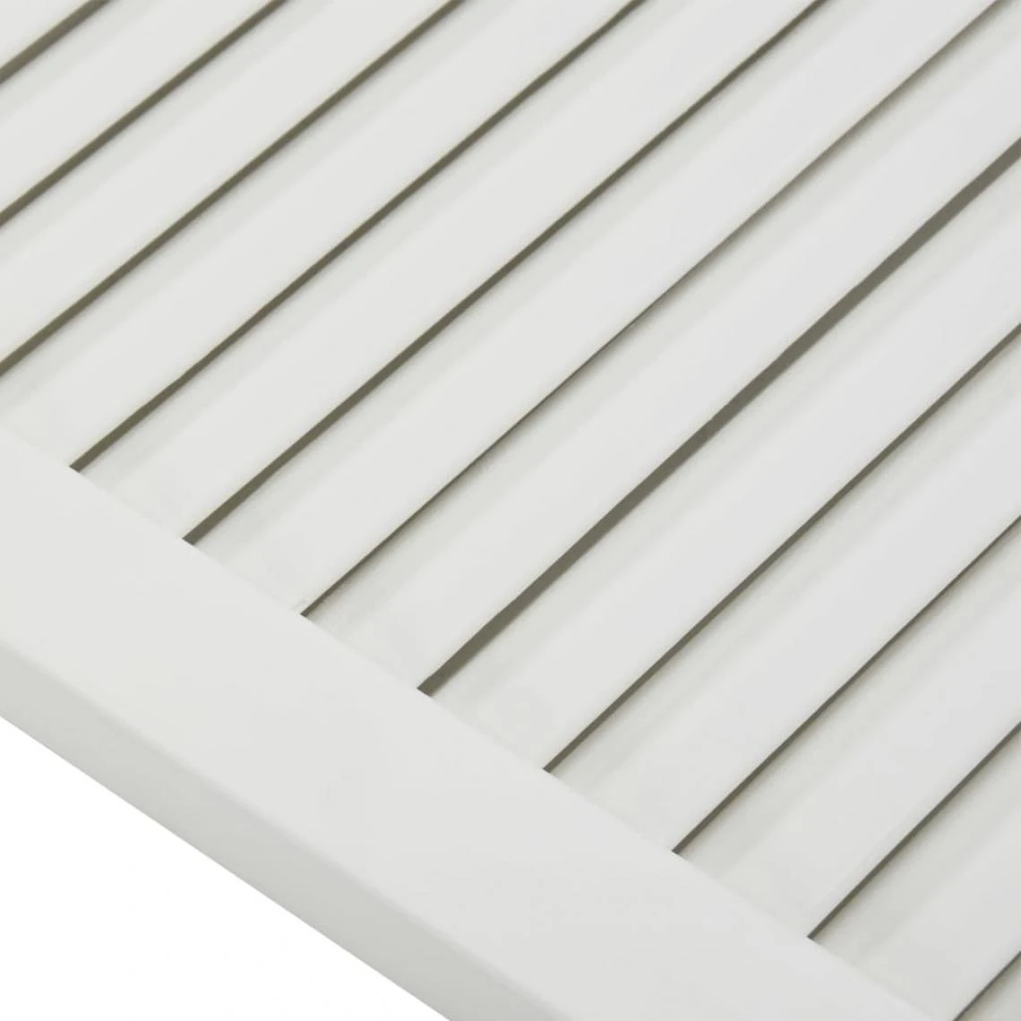 VidaXL Porte à Persiennes Bois De Pin Massif Blanc 61,5x49,4 Cm 5 VidaXL Porte à Persiennes Bois De Pin Massif Blanc 61,5x49,4 Cm - Image 5