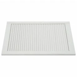VidaXL Porte à Persiennes Bois De Pin Massif Blanc 69x49,4 Cm -Pegane Shop vidaxl porte a persiennes bois de pin massif blanc 69x494 cm 12103474 32102416 1140x1140