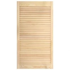 VidaXL Portes à Persiennes 2 Pcs Bois De Pin Massif 99,3x39,4 Cm -Pegane Shop vidaxl portes a persiennes 2 pcs bois de pin massif 993x394 cm 12103514 32102616 1140x1140