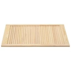 VidaXL Portes à Persiennes 2 Pcs Bois De Pin Massif 99,3x49,4 Cm -Pegane Shop vidaxl portes a persiennes 2 pcs bois de pin massif 993x494 cm 12103442 32102258 1140x1140
