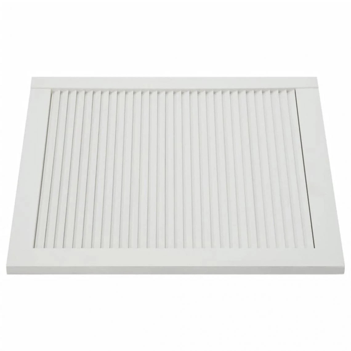 VidaXL Portes à Persiennes 2 Pcs Bois De Pin Massif Blanc 61,5x59,4 C... 5 VidaXL Portes à Persiennes 2 Pcs Bois De Pin Massif Blanc 61,5x59,4 C... - Image 5