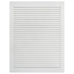 VidaXL Portes à Persiennes 2 Pcs Bois De Pin Massif Blanc 69x49,4 Cm -Pegane Shop vidaxl portes a persiennes 2 pcs bois de pin massif blanc 69x494 cm 12103482 32102456 1140x1140
