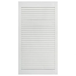 VidaXL Portes à Persiennes 2 Pcs Bois De Pin Massif Blanc 99,3x39,4 C... -Pegane Shop vidaxl portes a persiennes 2 pcs bois de pin massif blanc 993x394 cm 12103380 32101946 1140x1140