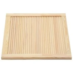 VidaXL Portes à Persiennes 4 Pcs Bois De Pin Massif 39,5x49,4 Cm -Pegane Shop vidaxl portes a persiennes 4 pcs bois de pin massif 395x494 cm 12103392 32102006 1140x1140