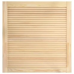 VidaXL Portes à Persiennes 4 Pcs Bois De Pin Massif 61,5x59,4 Cm -Pegane Shop vidaxl portes a persiennes 4 pcs bois de pin massif 615x594 cm 12103512 32102604 1140x1140