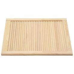 VidaXL Portes à Persiennes 4 Pcs Bois De Pin Massif 69x59,4 Cm -Pegane Shop vidaxl portes a persiennes 4 pcs bois de pin massif 69x594 cm 12103508 32102588 1140x1140