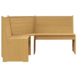 VidaXL Meubles à Dîner 3 Pcs Marron Miel Bois De Pin Massif -Pegane Shop vidaxl salon de jardin 3 pcs marron miel bois de pin massif 11860748 31365312 1140x1140