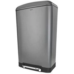 Marque Generique WENKO DIE BESSERE IDEE Poubelle à Pédale Studio Gris Easy Close -Pegane Shop wenko die bessere idee poubelle a pedale studio gris easy close 13911890 38578616 1140x1140