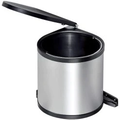 Pegane Shop -Pegane Shop wesco 010112encastrable peut le rond 11litre argentenoir 13911870 38578548 1140x1140