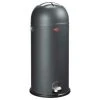 Wesco Kickmaster Poubelle à Pédale Graphite 40 L